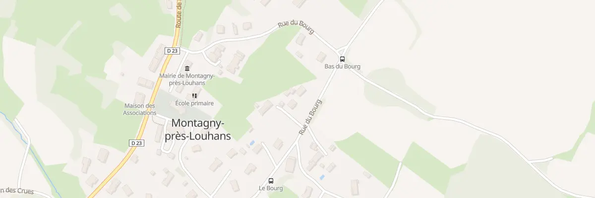 Plan du 418 Rue du Bourg à Montagny-près-Louhans