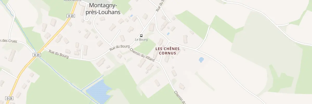 Plan du 105 Chem du Villard à Montagny-près-Louhans