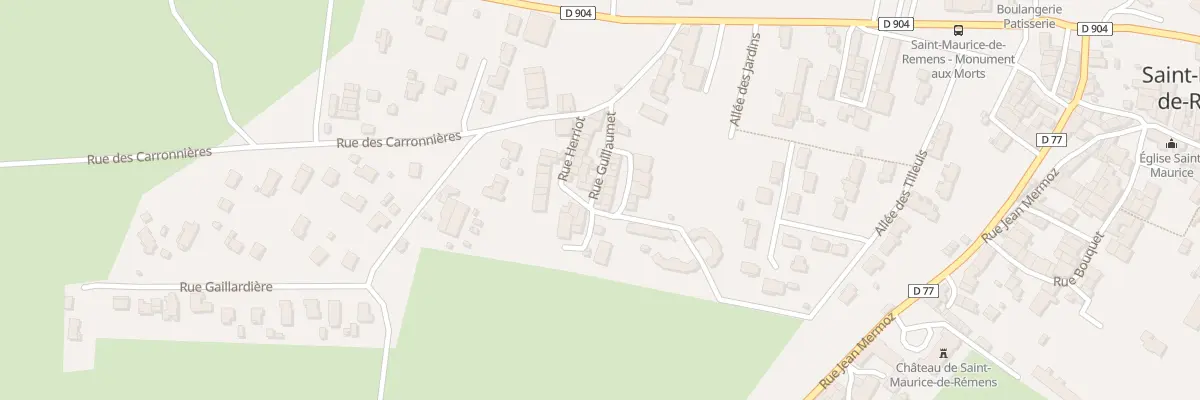 Plan du 93 Pl Jean Moulin à Saint-Maurice-de-Rémens