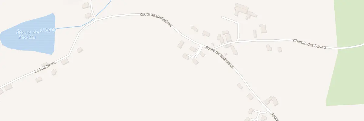 Plan du 612 Rte de Badinières à Tramolé