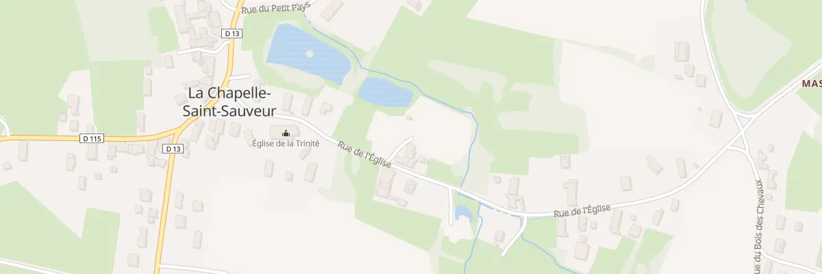 Plan du 175 Rue de l’Eglise à La Chapelle-Saint-Sauveur