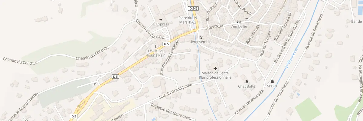 Plan du 6139 Rue Antoine le Masson à Buis-les-Baronnies
