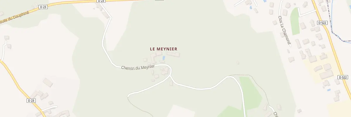 Plan du 359 Che du Meynier à Maubec