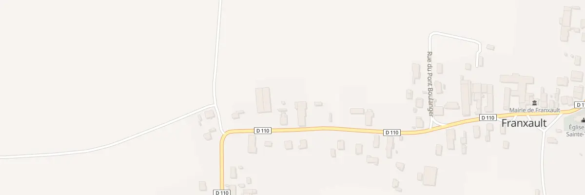 Plan du 30 Rue Bossuet à Franxault