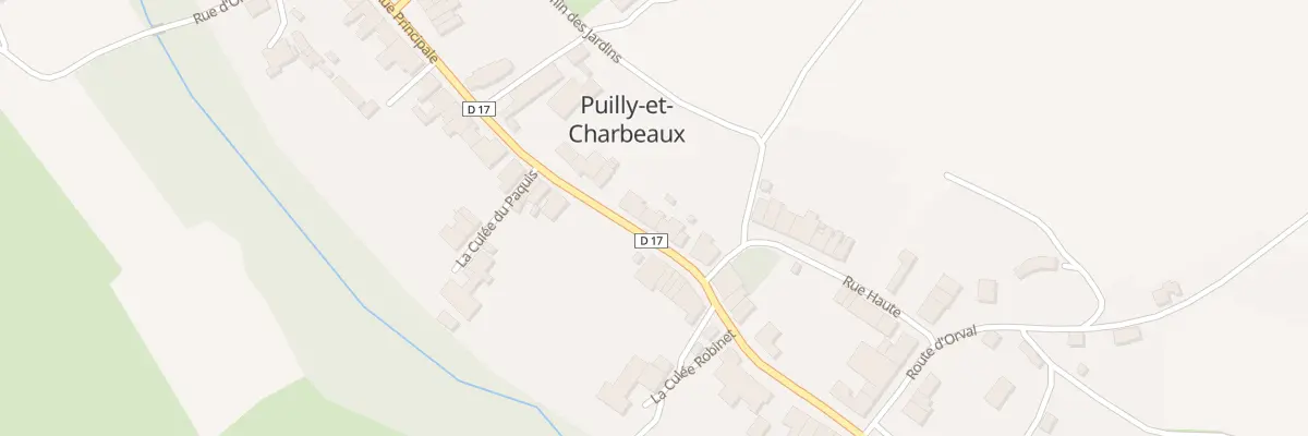Plan du 14 Rue Principale à Puilly-et-Charbeaux