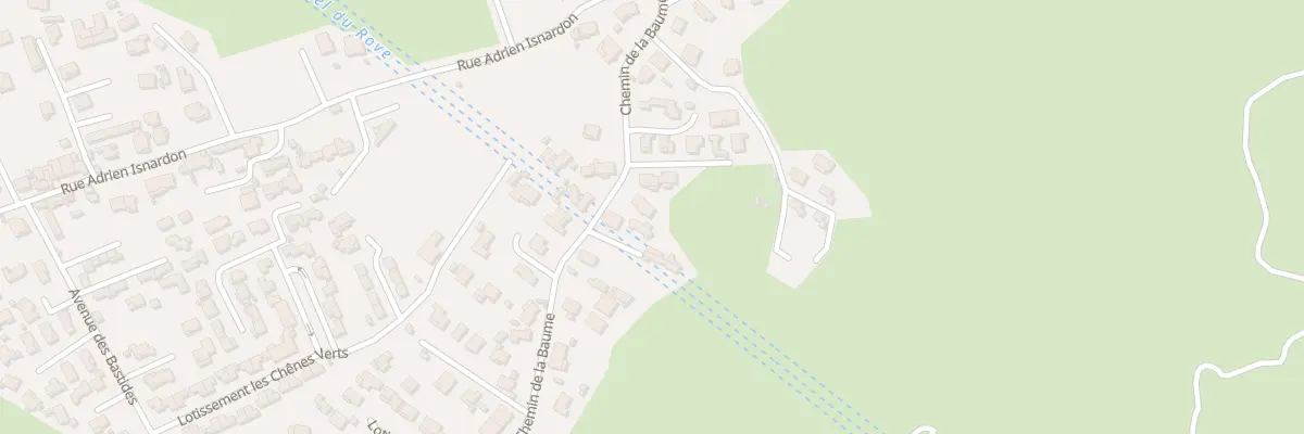 Plan du 13B Che de la Baume au Rove