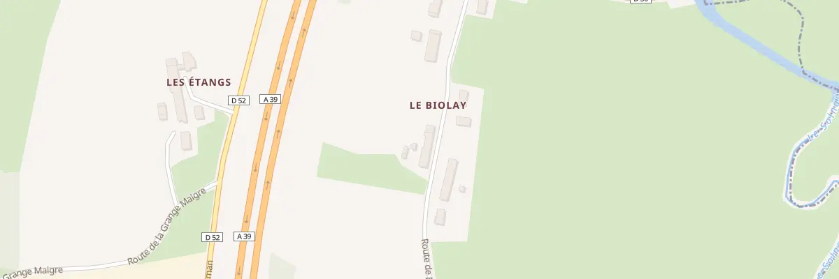 Plan du 771 Rte de Biolay à Beaupont