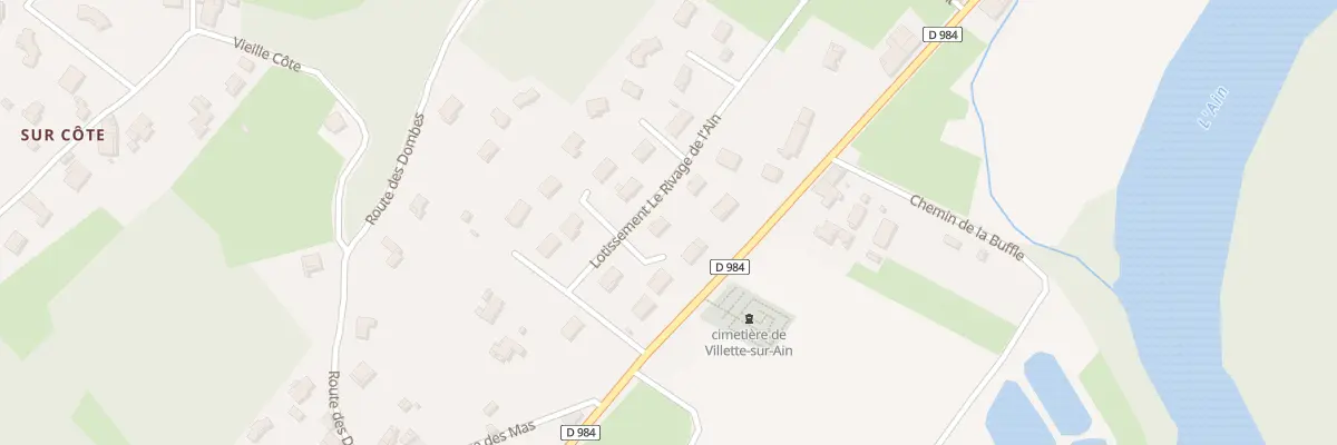 Plan du 6 Lot le Rivage de l’Ain à Villette-sur-Ain