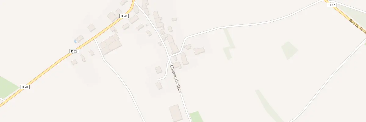 Plan du 21 Chem de Beze à Chazeuil