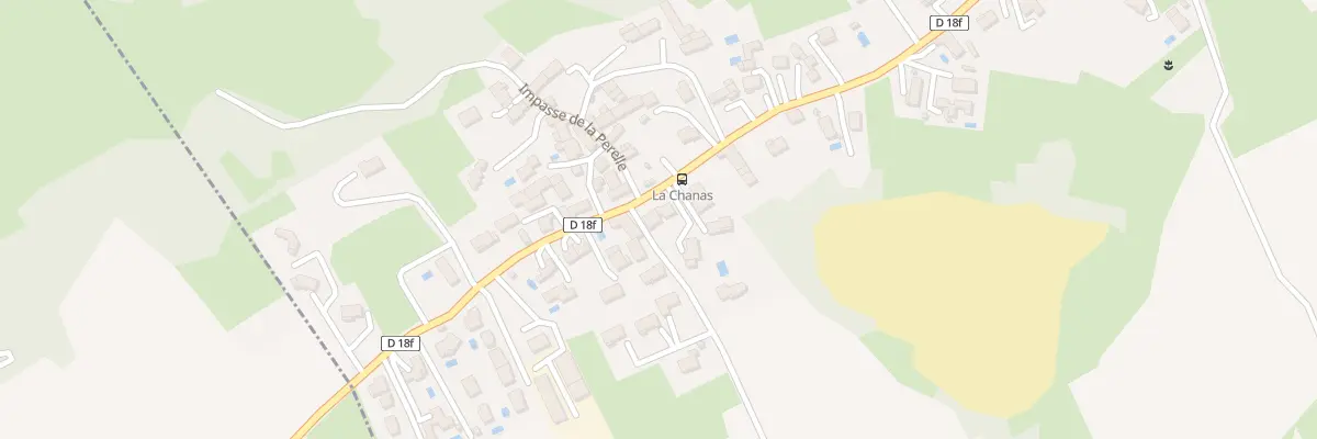 Plan du 553 Rue de la Chanas à Vénérieu