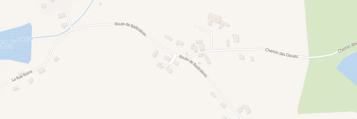 Plan du 646 Rte de Badinières à Tramolé
