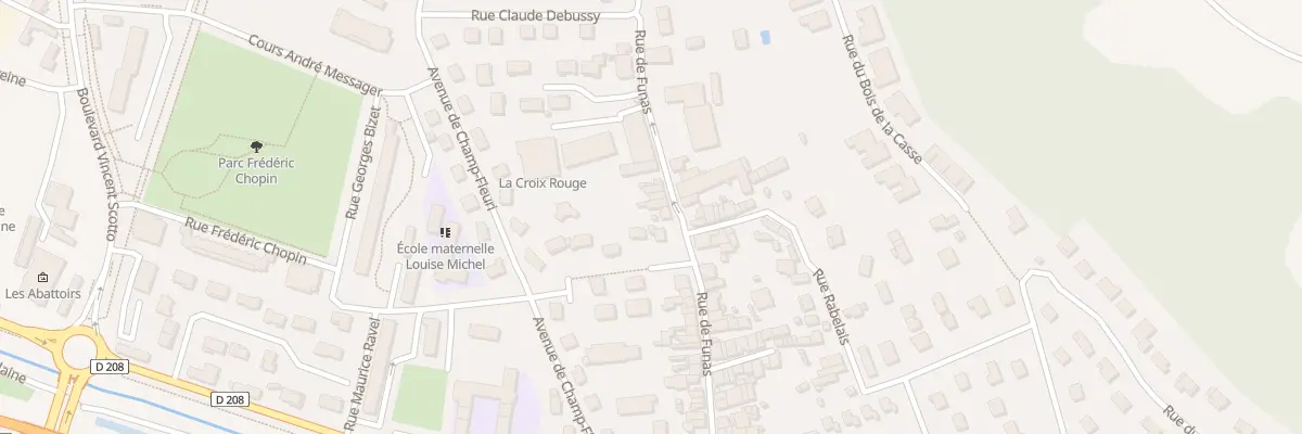 Plan du 53B Rue de Funas à Bourgoin-Jallieu