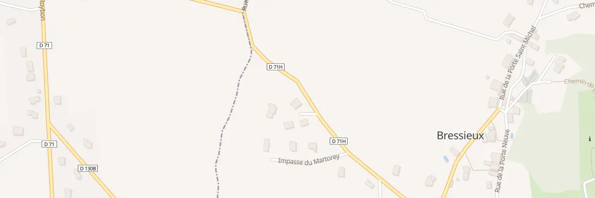 Plan du 5005A Martorey à Bressieux