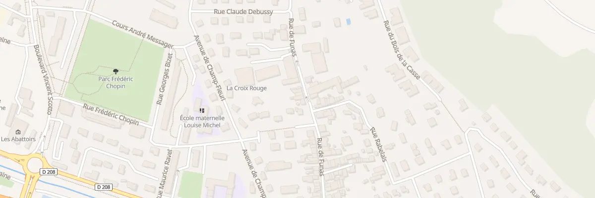 Plan du 53 Rue de Funas à Bourgoin-Jallieu