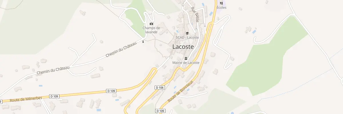 Plan du 5075 Le Village à Lacoste