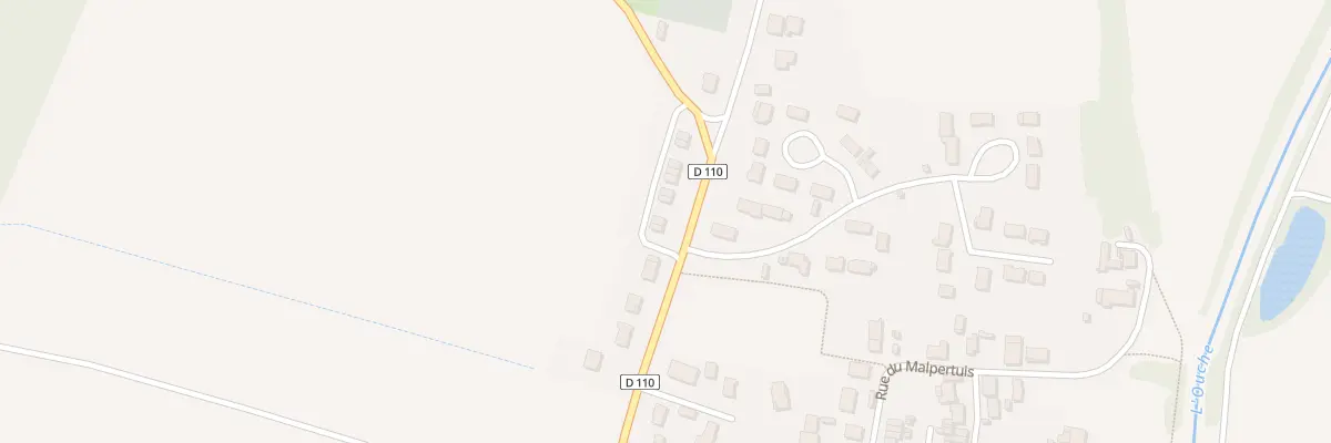 Plan du 11 Rte de Murger à Trouhans