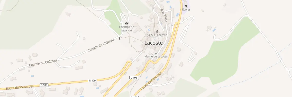Plan du 5072 Le Village à Lacoste