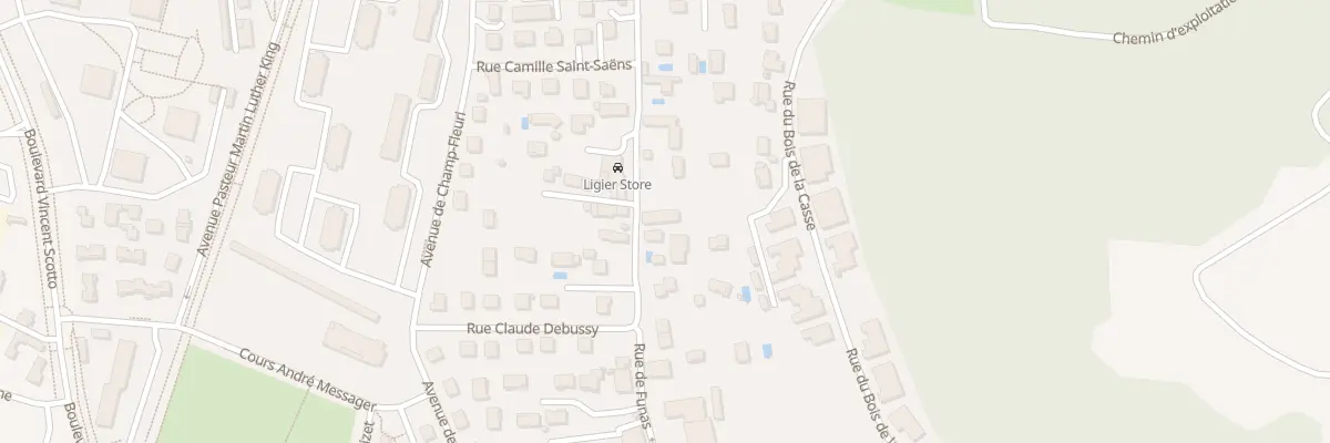 Plan du 80B Rue de Funas à Bourgoin-Jallieu