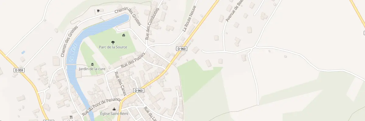 Plan du 30 Rue du Mont à Bèze