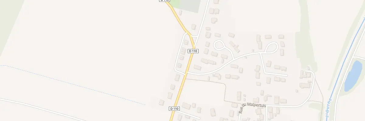 Plan du 13 Rte de Murger à Trouhans