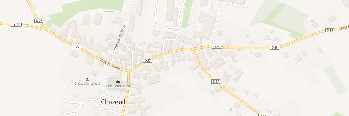 Plan du 12 Rue de Fontaine à Chazeuil