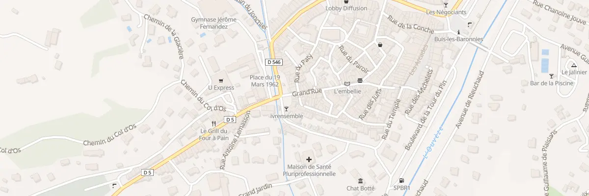 Plan du 2 Grande Rue à Buis-les-Baronnies