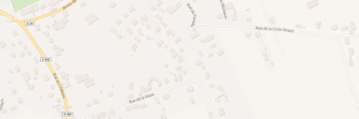 Plan du 18 Rue du Paradis à Losne