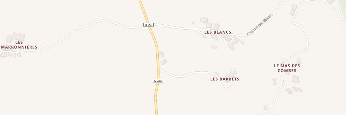 Plan du 1225 Rte de Rochechinard à La Motte-Fanjas