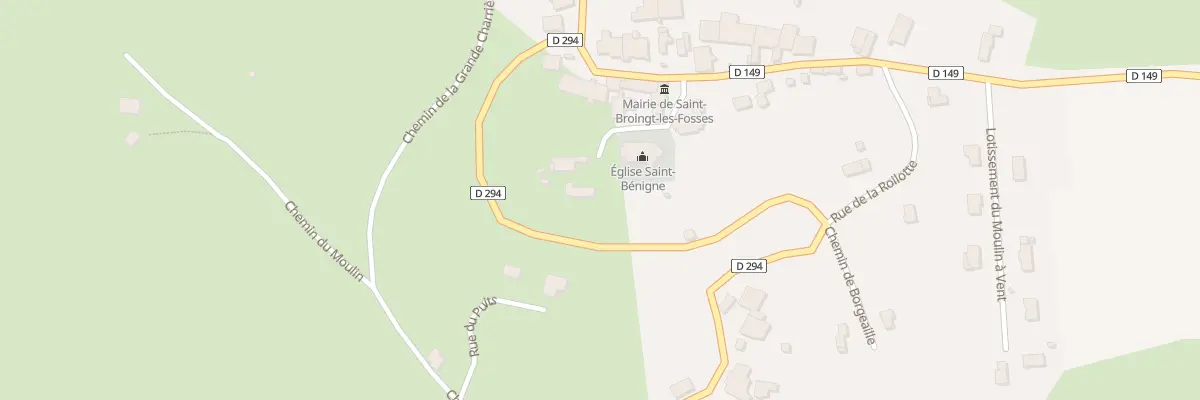 Plan du 8 Rle de l’Eglise à Saint-Broingt-les-Fosses