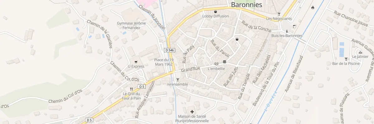 Plan du 6 Rue du Paty à Buis-les-Baronnies