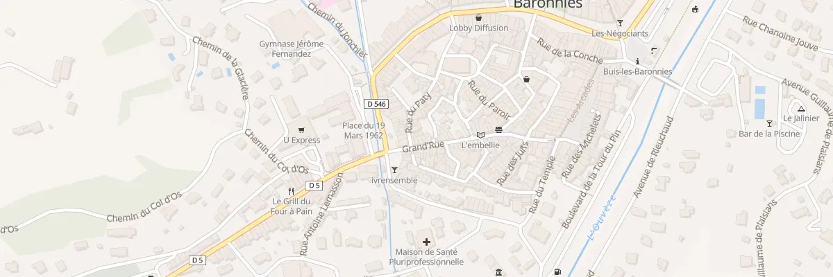 Plan du 1 Gr Grande Rue à Buis-les-Baronnies