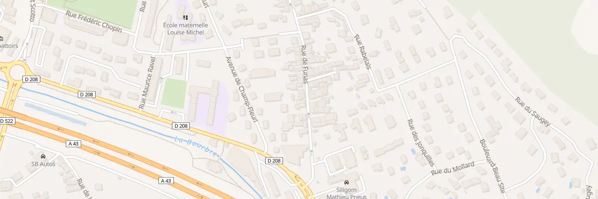 Plan du 21 Rue de Funas à Bourgoin-Jallieu
