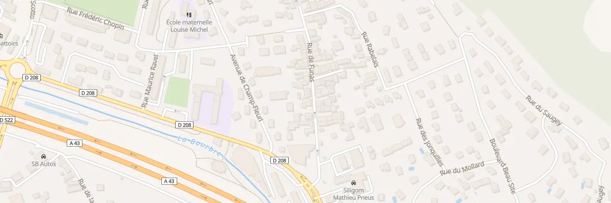 Plan du 19 Rue de Funas à Bourgoin-Jallieu
