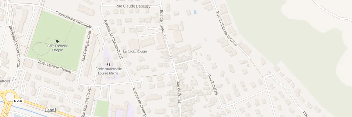 Plan du 62 Rue de Funas à Bourgoin-Jallieu
