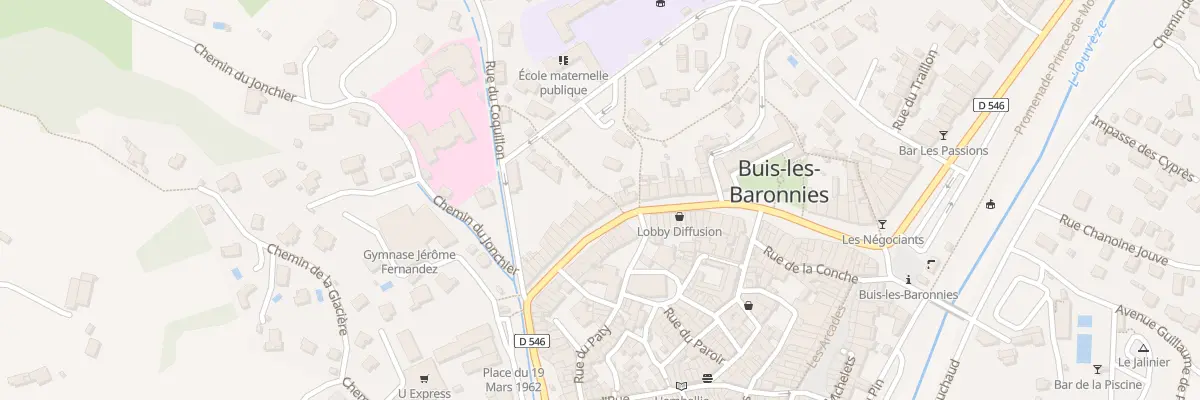 Plan du 29 Bd Georges Clemenceau à Buis-les-Baronnies