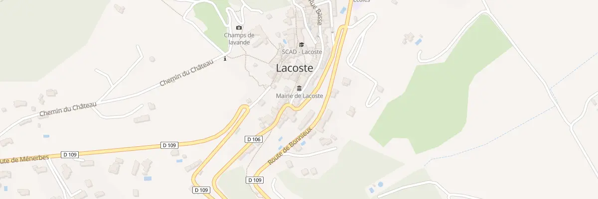 Plan du 5032 Le Village à Lacoste