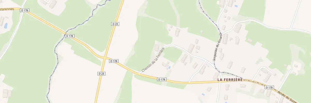 Plan du 99 Chem de la Ferriere à Montagny-près-Louhans