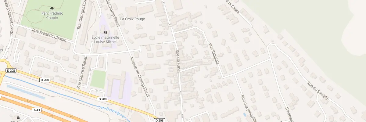 Plan du 46 Rue de Funas à Bourgoin-Jallieu