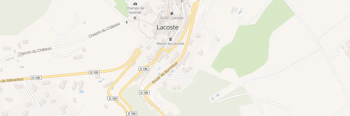 Plan du 5001 Le Village à Lacoste