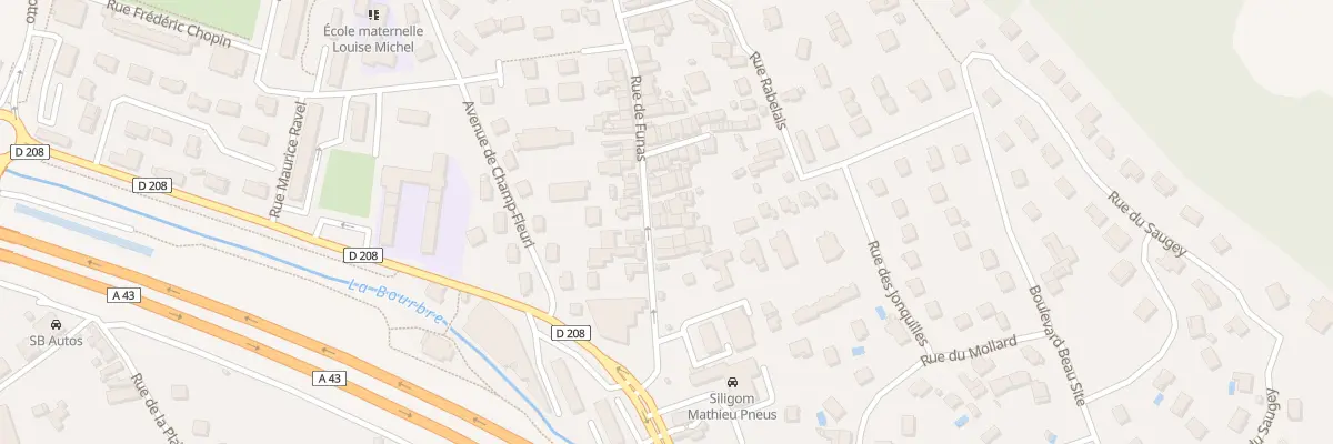 Plan du 24 Rue de Funas à Bourgoin-Jallieu