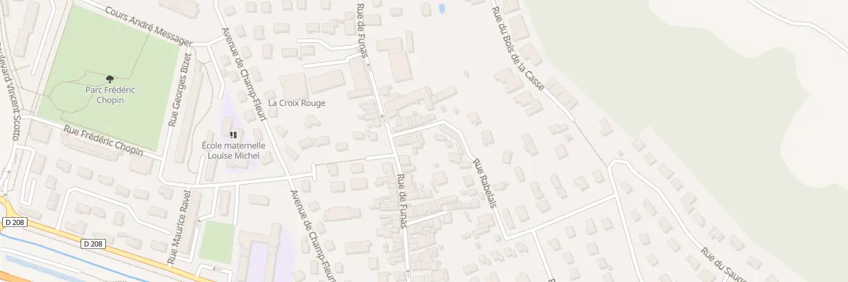 Plan du 2 Rue Rabelais à Bourgoin-Jallieu