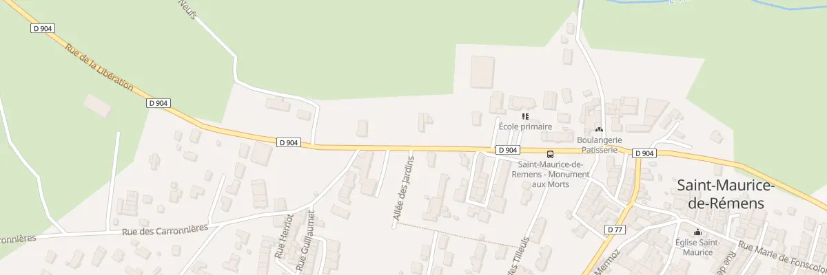 Plan du 660B Rue de la Liberation à Saint-Maurice-de-Rémens
