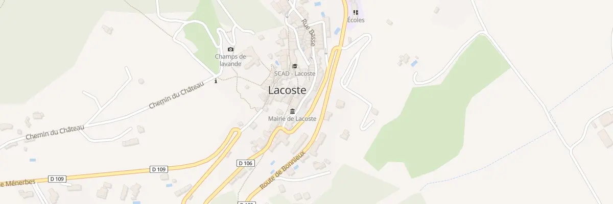 Plan du 5401 Rue Basse à Lacoste