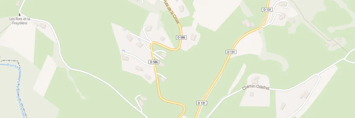 Plan du 235 Rte de la Croze à Saint-Martin-le-Colonel