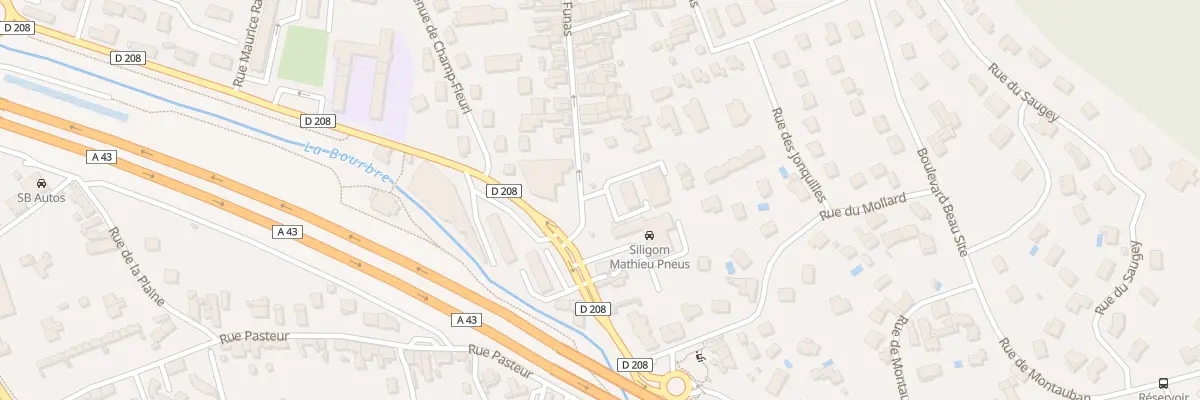 Plan du 16 Rue de Funas à Bourgoin-Jallieu