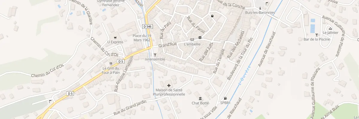 Plan du 26 Rue du Malgarni à Buis-les-Baronnies