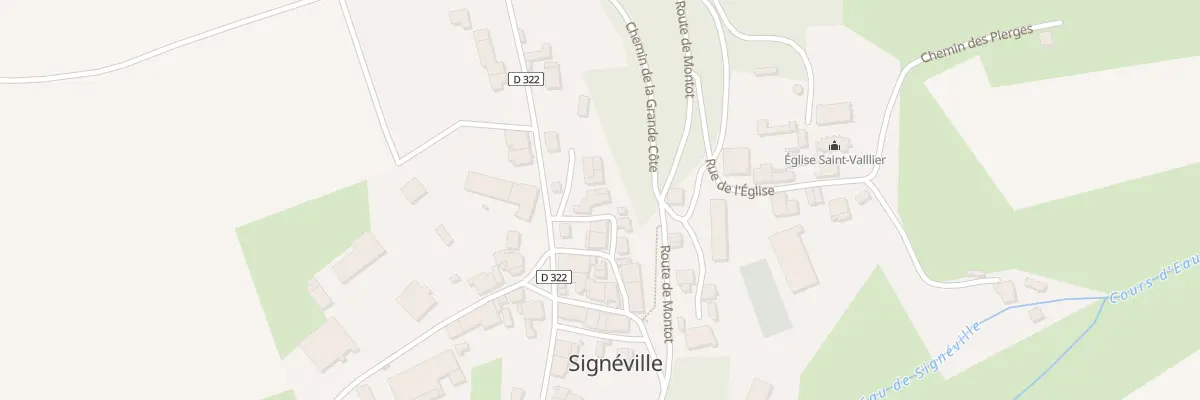 Plan du 2 Rue du Lavoir à Signéville