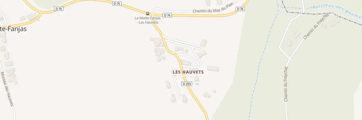 Plan du 175B Rte de Rochechinard à La Motte-Fanjas