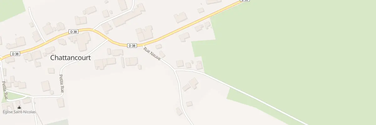 Plan du 3 Che de Marre à Chattancourt
