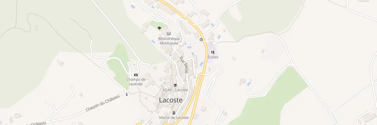 Plan du 5000 Le Village à Lacoste